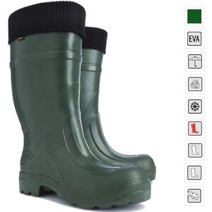 New! Thermal LIGHTWEIGHT EVA Wellies Wellingtons Boots -35C Hunting Voyager Rain