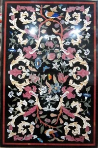 48" x 30" Marble center / coffee Table Top Pietra Dura Inlay Work handicraft - Picture 1 of 1