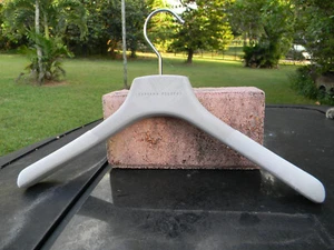 FABIANA FILIPPI DESIGNER 14" GREY MOULDED SHIRT HANGERS SET OF 4 FANCY - Picture 1 of 3
