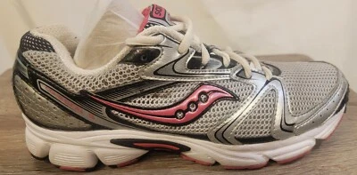 Saucony-Mujer Silver Cohesion 5 Grid Zapatillas con cordones talla 9.5W Foto 1 de 4