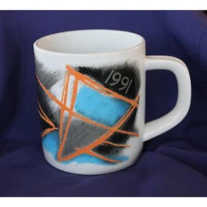 1991 Royal Copenhagen Annual Mug/ Large Mug/Inset Disk 925/ Artist Inger Hanmann - Picture 1 of 6
