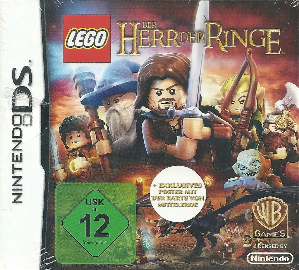 Nintendo DS LEGO Herr der ringe Spiel USK 12