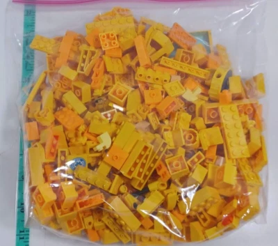 Sorted Lego yellows Assorted Bricks - 1 Pound Bags (A123) - Image 1 of 2