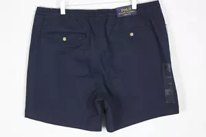 Polo Ralph Lauren Men's 6" Shorts Classic Fit Elastic Waist Chino XXL Ink Blue - Picture 1 of 4