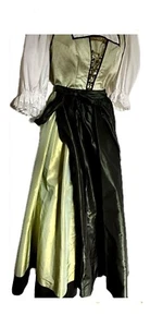 Tostmann Luxus Festtagsdirndl Braut Trachtenkleid Bodenlang 40 Dirndl Incl Bluse - Bild 1 von 9