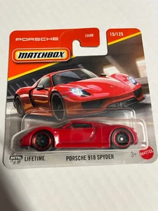Matchbox 2025 Porsche 918 Spider (Rosso) - Regno Unito 2025 Sigillato! - Foto 1 di 2