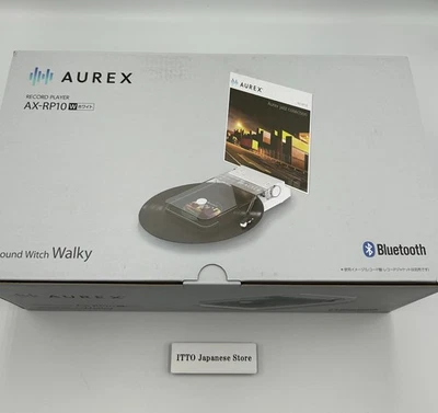 AUREX AX-RP10 Record Player Bluetooth USB 33/45 RPM Portable TOSHIBA wireless - image 1 of 4