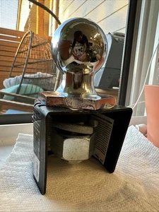 1-7/8" Trailer Hitch Ball W 3/4" Internal Thread + Bolt Chrome Boat - Picture 1 of 2