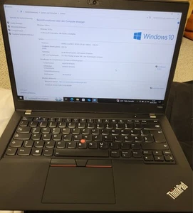 Lenovo Thinkpad T480s Notebook 14" FHD Intel i7-8550U 512GB SSD 24GB RAM + Dock - Bild 1 von 4