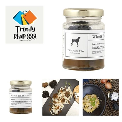 Gourmet Whole Black Truffles in Jar - 1.76 oz - 100% Italian & -Friendly - Image 1 of 4