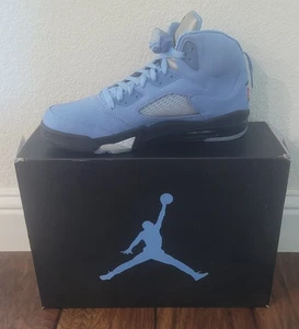Zapato Derecho Solo Nike Air Jordan 5 Retro UNC Azul Universitario Para Hombre Talla 11 con Caja - Imagen 1 de 11