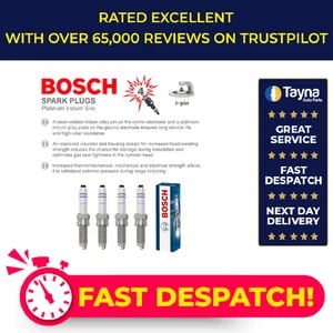 Spark Plugs Set 4x fits AUDI A3 8V, 8YA, 8YS 1.0 1.4 1.5 2017 on Bosch 05E905602 - Picture 1 of 13