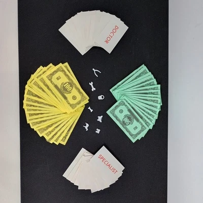 Operation Brain Freeze Parts 2003 7 piezas del cuerpo médico especialista tarjetas dinero Foto 1 de 2