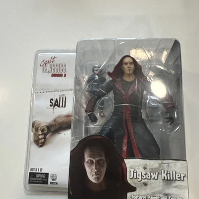 Figura Abrigo Negro Enmascarado Neca Reel Toys Cult Classics Serie 5 Sierra Asesino Rompecabezas Foto 1 de 4