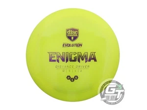 Gebrauchte DiscMania Neo Enigma 171g Gelb Lila Folie Distance Driver Golf Disc - Bild 1 von 2