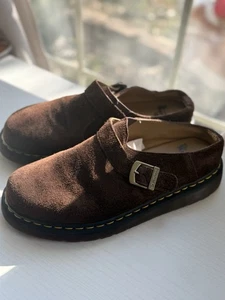 Zapatos Dr. Marten's Isham 'Desert Oasis' Gamuza Mula Marrón Oscuro - Talla 11M Sin Cordones - Imagen 1 de 5