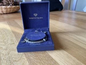 Friends For Life Silver Plated Crystal Bracelet New - Picture 1 of 8