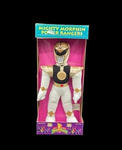 1993 White Ranger Mighty Morphin Power Rangers Action Pal Unopened Plush NOS - Picture 1 of 9