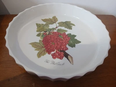 The Red Currant Portmeirion Flan dish approx 10 inches diameter - Image 1 of 4