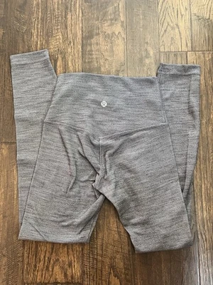 Lululemon Mujer Align Nulu Leggings Pantalones Correr LW5CFGS Gris Jacquard Talla 2 XS Foto 1 de 4