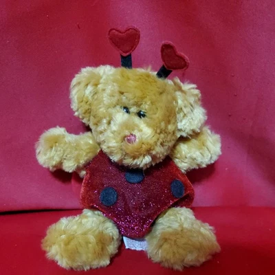 Russ Love Bug Teddy Bear Lady Bug Plush/Stuffed Animal - Image 1 of 4