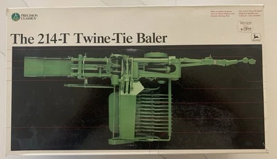 1/16 Ertl Farm Toy Precision Classics #11 John Deere 214-T Twine-Tie Baler - Image 1 of 4