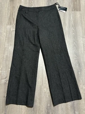 Evan-Picone Womens Size 14 Pin  Flat Front Wide Leg Dress Pants - Image 1 of 4