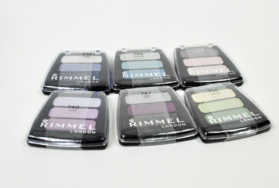 Rimmel London Colour Rush Trio Eyeshadow Palette – Long Lasting Shades – New - Image 1 of 1