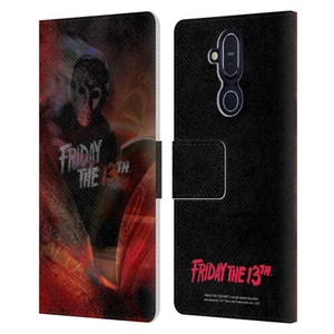 OFFICIAL FRIDAY THE 13TH PART III KEY ART LEATHER BOOK CASE FOR NOKIA PHONES - Picture 1 of 9