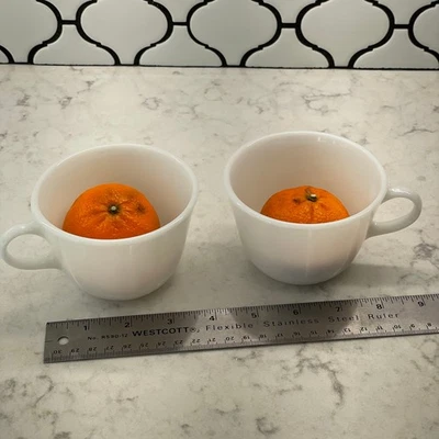 Juego de 2 tazas de té de café de vidrio con leche vintage PYREX | Corning EE. UU. aptas para microondas Foto 1 de 3