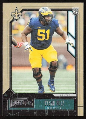 2020 Panini Playbook Cesar Ruiz #174 Rookie New Orleans Saints - Image 1 of 2