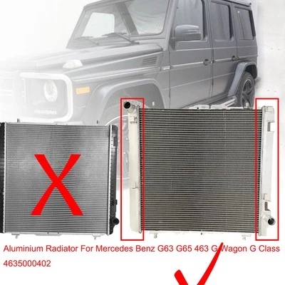 For Mercedes Benz G63 G65 463 G Wagon G Class Radiator 4635000402 All aluminium - Image 1 of 4