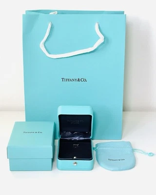 Tiffany & Co. Pendant Jewellery Box Set Large Box, Pouch & Bag Luxury Packaging - Image 1 of 4