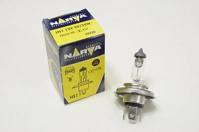 Halogen headlight bulb Autolampe NARVA # 48220 HS1 12V 35/35W base PX43t - Image 1 of 4