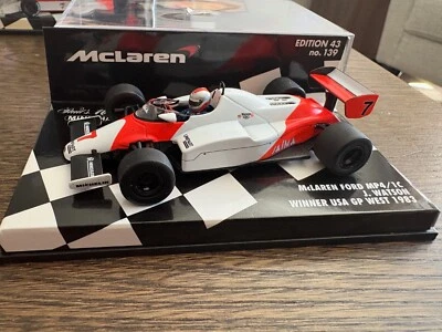 Minichamps F1 1:43 J. Watson McLaren Ford MP4/1C 1983 Edition 43: No.139 - Image 1 of 3