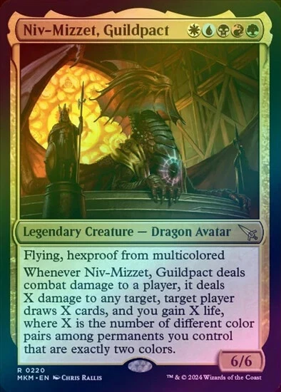 Niv-Mizzet, Guildpact (Foil) (MKM) Murders at Karlov Manor - NM - Image 1 of 1