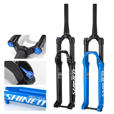 Forcella bici mtb 27,5 29 pollici aria olio ammortizzazione rimbalzo sospensione 15x110 asse passante - Immagine 1 di 4