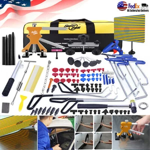 PDR 116Pcs Paintless Dent Removal Rods Stainless Steel Tool Kit Dent Repair kit - Foto 1 di 24