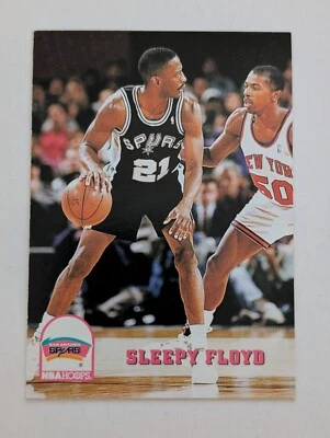 1993-94 NBA Hoops - #404 Sleepy Floyd - Image 1 of 2