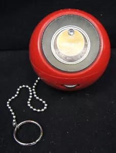 VINTAGE SOUNDWAVE Red Sphere Solid State Radio PARTS OR REPAIR NOT WORKING AS-IS - Picture 1 of 6