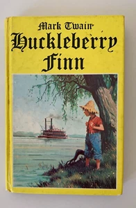 HUCKLEBERRY FINN Mark Twain Hardcover Vintage Book 1982 Priory Classics - Picture 1 of 14