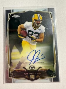 K130,261 - 2014 Topps Chrome Rookie Autographs #192 Jeff Janis Auto