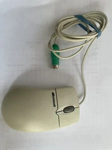 PS/2Mucrosoft IntelleMousr 1.3A Mechanical Ball Mouse preowned - Picture 1 of 1