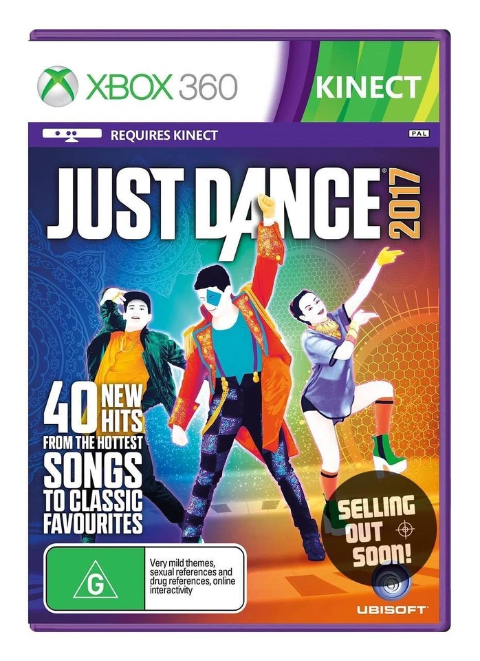 Just Dance 2017 Xbox 360 Kinect * NEW * SEALED * AUSSIE * Dancing Music X3 Game! - Image 1 of 3