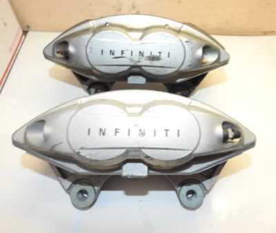 2007-22 INFINITI G37 M37 Q50 Q60 Q70 AKEBONO CALIPERS FRONT ONLY - Image 1 of 4