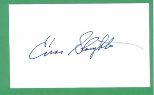 Enos Slaughter Autograph on 3 x 5 Index Card, St. Louis Cardinals - Picture 1 of 1