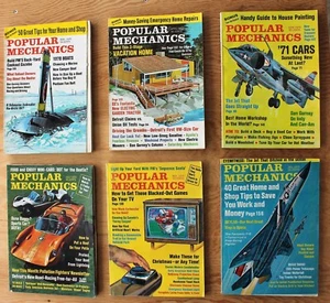 Popular Mechanics 1970; abril; junio; julio; noviembre; diciembre; tú eliges - Imagen 1 de 12