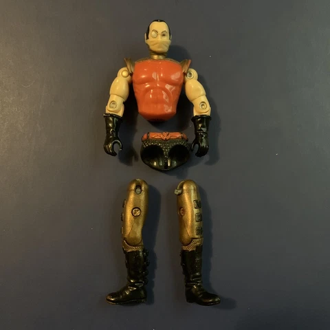 1990 Hasbro GI Joe Overlord - Broke Band & Legs - Incomplete Spare Parts - As Is Cover