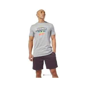 TSHIRT REEBOK CROSSFIT DT2819 NEON RETRO GRIGIO - Foto 1 di 2