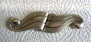 JUGENDSTIL - Gürtelschnalle - Gürtelschließe - Metall - Hammerschlag - Bild 1 von 9